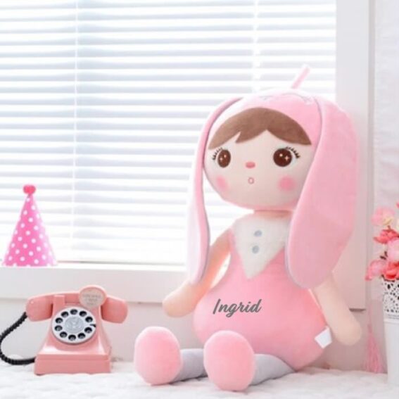 Papusa personalizata de plus Iepuras Fetita (XL)