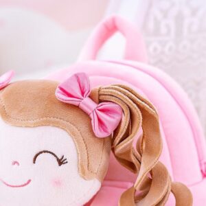 PersonalizedCurlyHairBalletGirlDollBackpackPinkandRed17 540x1