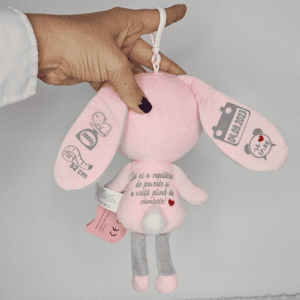 papusa personalizata iepuras fetita mini