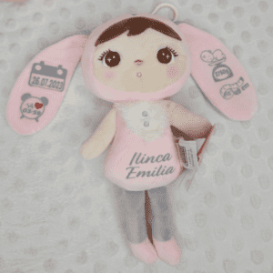 papusa personalizata iepuras fetita mini1