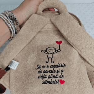 ghiozdan personalizat ursulet baiat