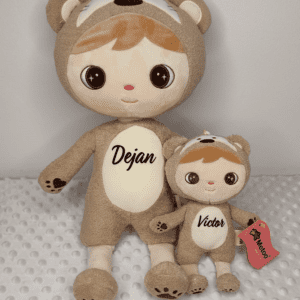 Papusa personalizata ursulet baietel 2