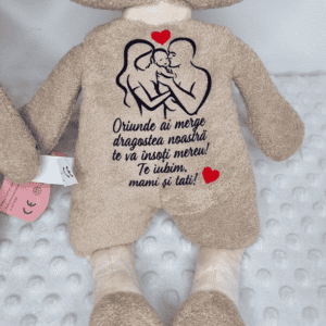 papusa personalizata ursulet baietel2