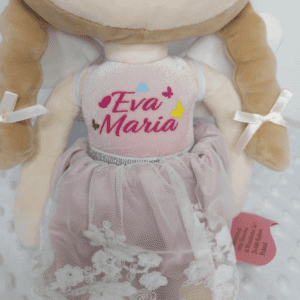 PAPUSA PERSONALIZATA INGERAS ROZ CU CODITE05
