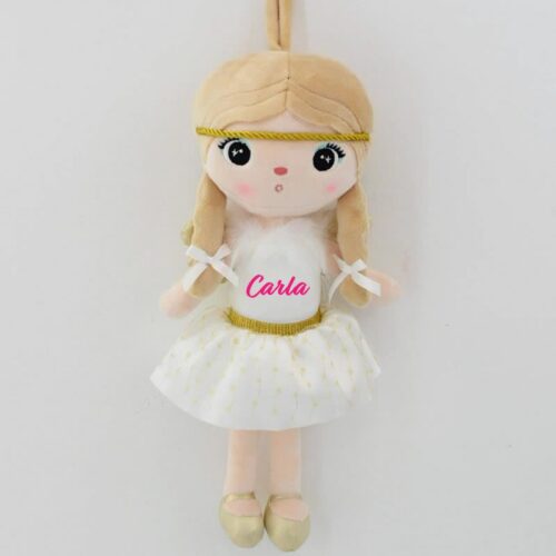 Papusa personalizata Ingeras cu codite (mini)