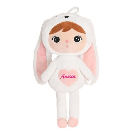 Papusa personalizata de plus Pufos Alb (XL)