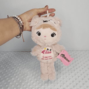 papusa personalizata ursulet fetita mini