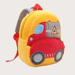 Ghiozdan personalizat Masinuta Pompieri 3