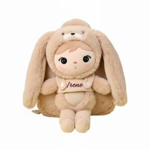 Ghiozdan personalizat Iepuras PufosCaramel 1