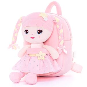Ghiozdan personalizat Fetita Roz Bombon 3