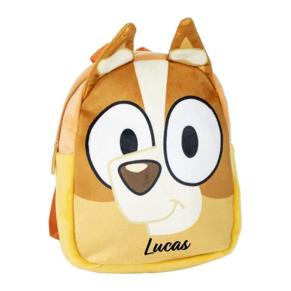 Ghiozdan personalizat de plus BINGO BLUEY
