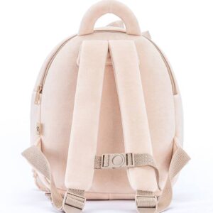 eng pl Metoo Smiled Fluffy Bunny with Bow Bacpack Beige 492 3[1]