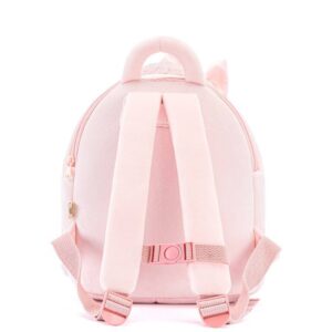 eng pl Metoo Smiled Fluffy Bunny with Bow Bacpack Powder Pink 491 1[1]