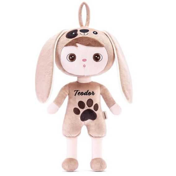 Papusa personalizata de plus catelus