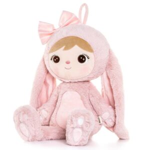 eng pl Metoo Fluffy Smiled Bunny with Bow Powder Pink 476 2[1]