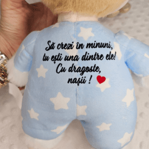 papusa personalizata somnic pufos baietel