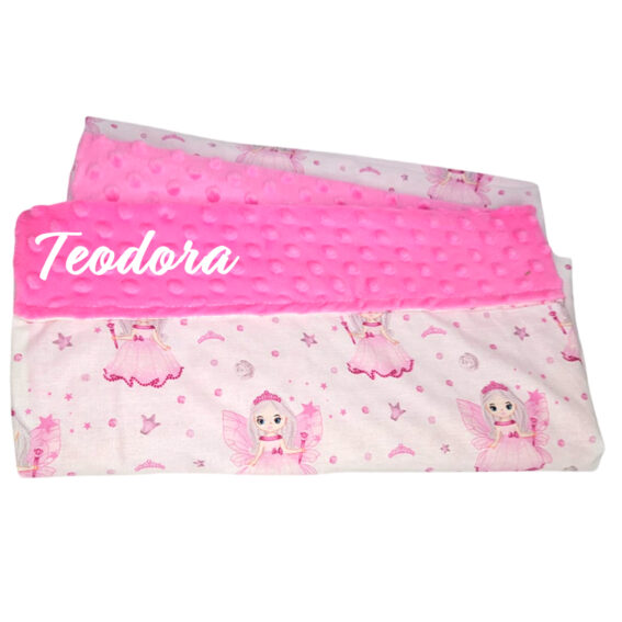 patura printesa minky roz