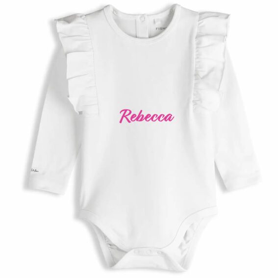 Body personalizat din bumbac pentru bebeluși 12 18 Luni fete