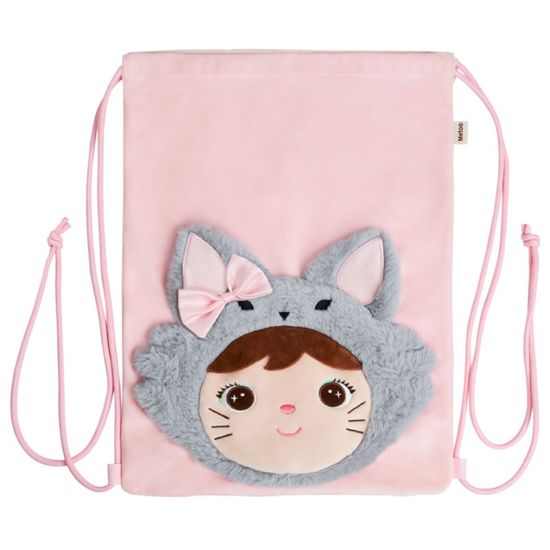 Saculet personalizat Pisicuta cu fundita 2