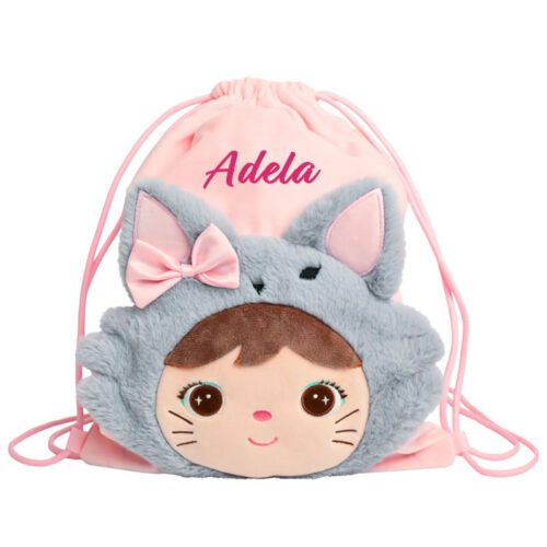 Saculet personalizat Pisicuta cu fundita