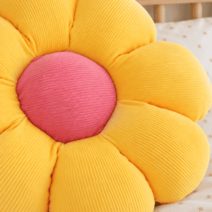 Yellow flower cushion macro detail