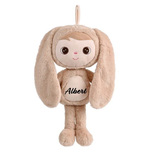 eng pl Metoo Fluffy Beige Bunny Doll 673 1